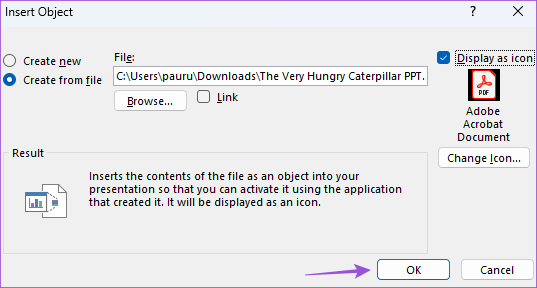 add-pdf-as-object-in-powerpoint-on-windows أفضل 4 طرق لإدراج ملف PDF في Microsoft PowerPoint على Windows 11
