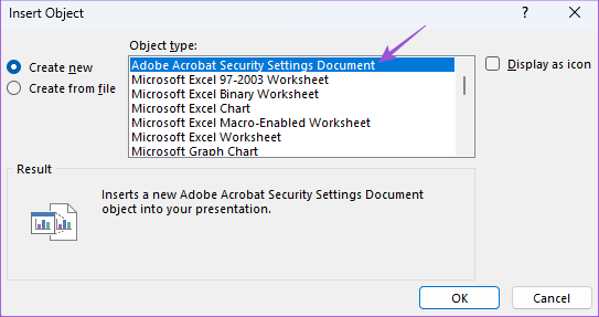 adobe-acrobat-security-settings-document-powerpoint أفضل 4 طرق لإدراج ملف PDF في Microsoft PowerPoint على Windows 11