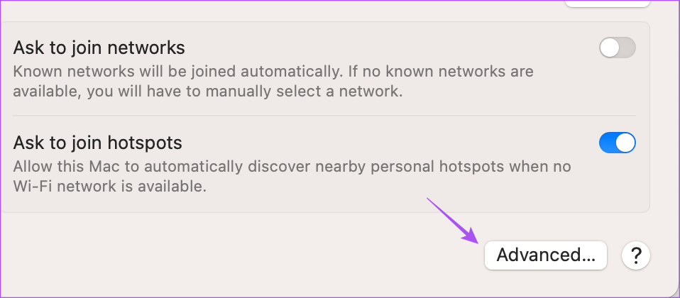 advanced-wifi-settings-mac أفضل 3 طرق لنسيان شبكة Wi-Fi على جهاز Mac