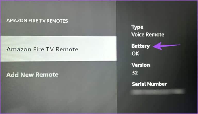 battery-amazon-fire-tv-remote-settings-fire-tv-4k-1-768x443-1 أفضل 9 إصلاحات لعدم استجابة Alexa للأوامر الصوتية على Amazon Fire TV Stick 4K