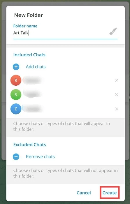 كيفية إنشاء مجلدات الدردشة في Telegram - %categories