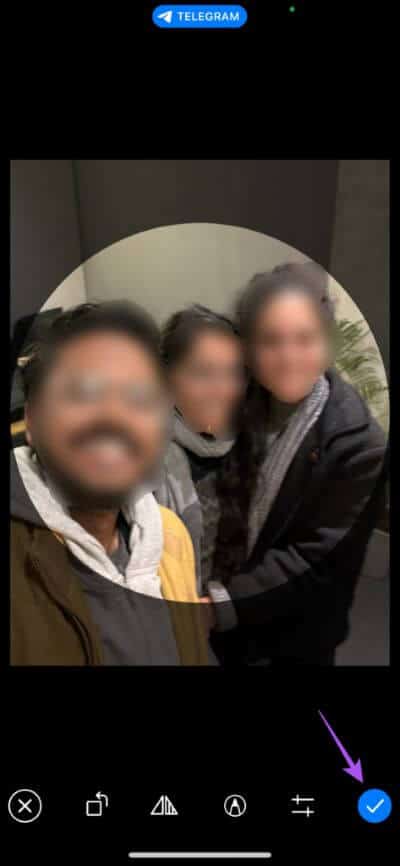 confirm-profile-picture-telegram-iphone-473x1024-1 كيفية تعيين صورة ملف تعريف مخصصة لجهات الاتصال على Telegram على سطح المكتب والجوال