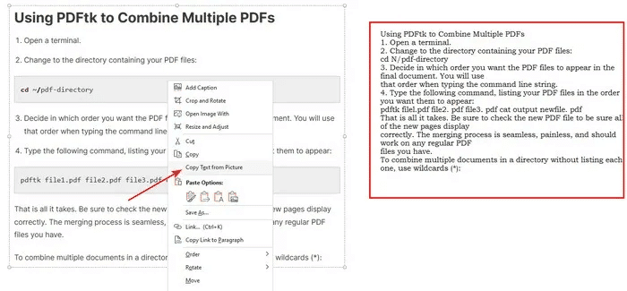 copy-text-from-picture-OneNote-desktop.jpg 5 طرق لالتقاط l'informationفي OneNote