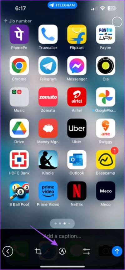 drawing-tool-telegram-on-mobile-473x1024-1 أفضل 4 نصائح لتحرير الصور في Telegram على Android و iPhone