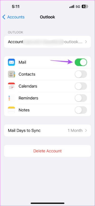 enable-mail-app-access-for-outlook-iphone-474x1024-1 أفضل 7 طرق لإصلاح عدم مزامنة تطبيق Mail مع Outlook على iPhone