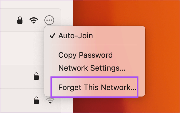forget-this-network-known-network-mac أفضل 3 طرق لنسيان شبكة Wi-Fi على جهاز Mac