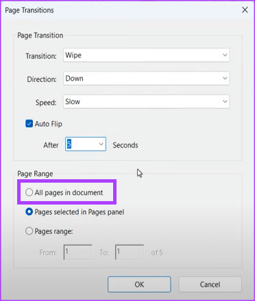 how-to-add-page-transitions-to-all-pages-of-a-pdf-using-adobe-acrobat-13 كيفية إضافة انتقالات الصفحة إلى ملف PDF باستخدام Adobe Acrobat