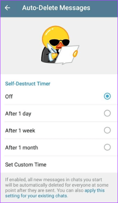 how-to-auto-delete-messages-on-telegram-17 كيفية الحذف التلقائي للرسائل على Telegram