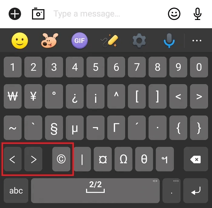 how-to-insert-the-copyright-symbol-android-symbol.jpg كيفية إدراج رمز حقوق النشر في أي مكان عبر الإنترنت