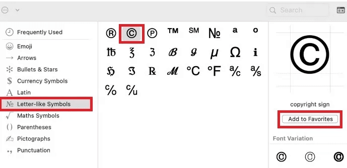 how-to-insert-the-copyright-symbol-character-mac-choose.jpg كيفية إدراج رمز حقوق النشر في أي مكان عبر الإنترنت