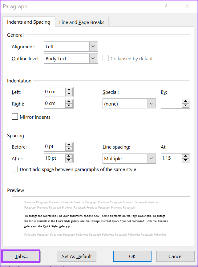 كيفية تعيين وإدراج علامات جدولة أو إضافتها في Microsoft Word - %categories