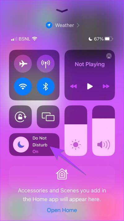 iPhone-Control-Center-Do-not-disturb 12 طريقة لإيقاف تشغيل "عدم الإزعاج" على iPhone