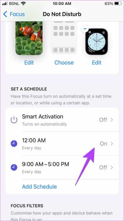 iPhone-Do-Not-Disturb-Schedule 12 طريقة لإيقاف تشغيل "عدم الإزعاج" على iPhone