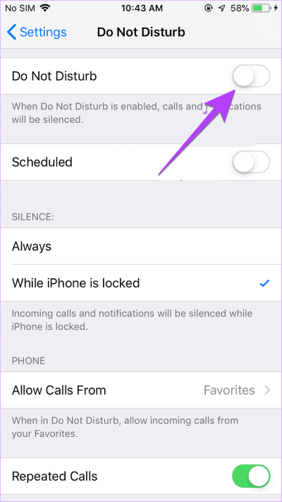 iPhone-iOS-14-DO-Not-Disturb 12 طريقة لإيقاف تشغيل "عدم الإزعاج" على iPhone