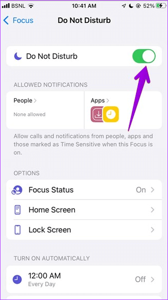 iPhone-iOS-15-DO-Not-Disturb-off 12 طريقة لإيقاف تشغيل "عدم الإزعاج" على iPhone