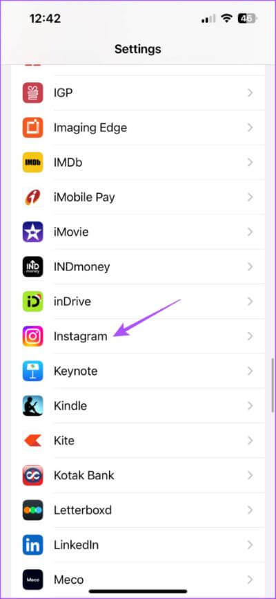 instagram-settings-iphone-2-473x1024-1 أفضل 9 إصلاحات لعدم عمل إشعارات قصة Instagram على iPhone