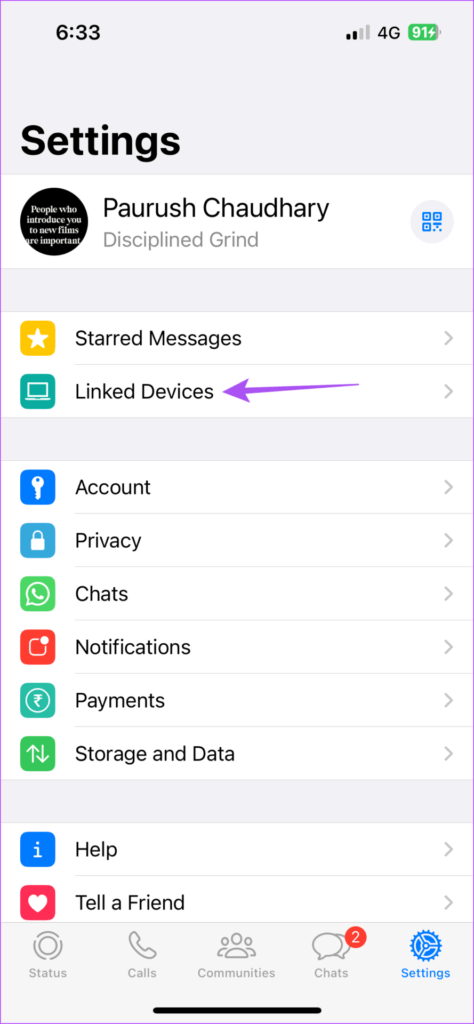 كيفية تسجيل خروج الأجهزة المرتبطة من حساب WhatsApp - %categories
