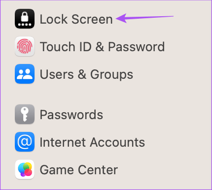 lock-screen-settings-mac أفضل 7 إصلاحات لعدم طلب نظام التشغيل Mac كلمة مرور بعد الاستيقاظ من النوم