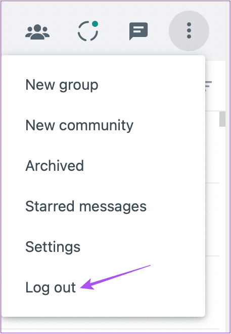 log-out-whatsapp-web-1 كيفية تسجيل خروج الأجهزة المرتبطة من حساب WhatsApp