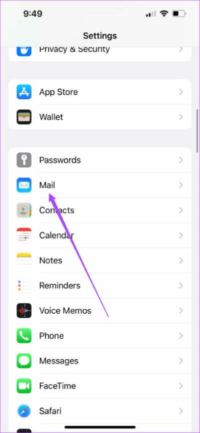 mail-settings-iphone-1-474x1024-1 أفضل 7 طرق لإصلاح عدم مزامنة تطبيق Mail مع Outlook على iPhone