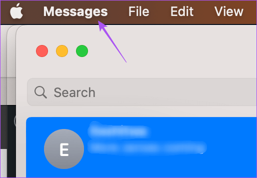 messages-app-settings-mac أفضل 6 إصلاحات لعدم عمل ردود الفعل على الرسائل لـ iMessages على Mac