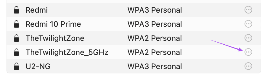 more-options-known-networks-advanced-wifi-settings-mac أفضل 3 طرق لنسيان شبكة Wi-Fi على جهاز Mac