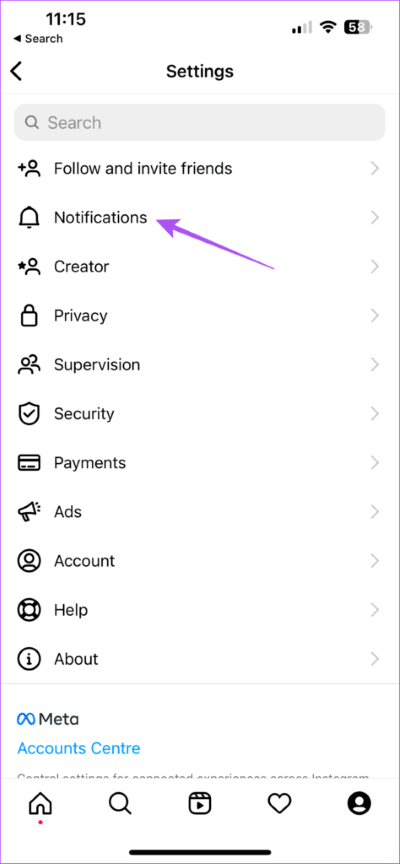 notifications-settings-instagram-iphone-474x1024-1 أفضل 9 إصلاحات لعدم عمل إشعارات قصة Instagram على iPhone
