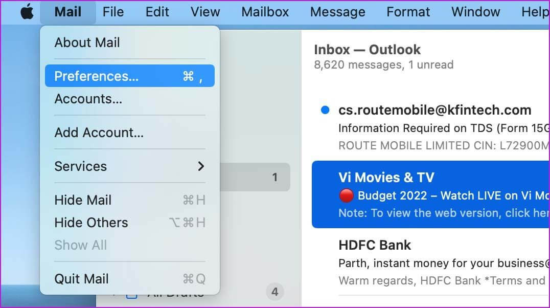 open-mail-preferences-mail-notifications-not-working-on-mac_4d470f76dc99e18ad75087b1b8410ea9 أفضل 7 طرق لإصلاح عدم عمل إشعارات Mail على نظام Mac