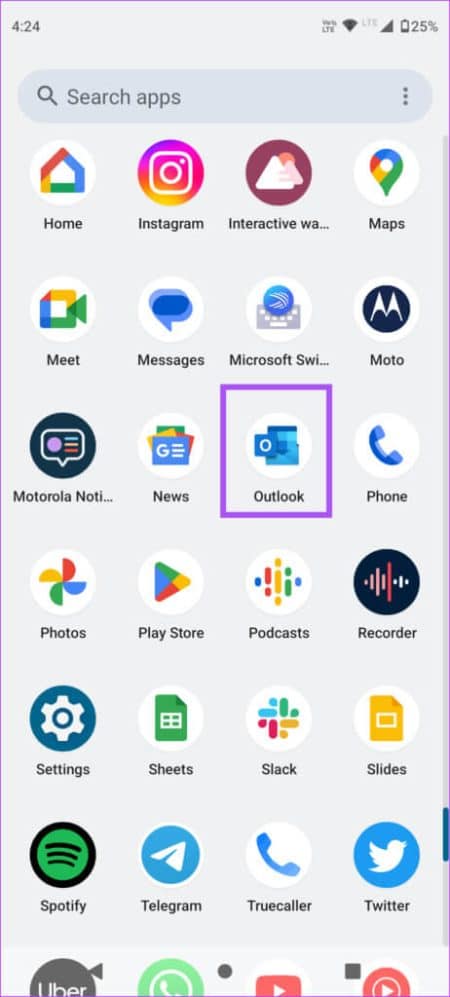 open-outlook-app-on-android-462x1024-1-e1676757644937 أفضل 9 إصلاحات لعدم مزامنة تطبيق Outlook على Android