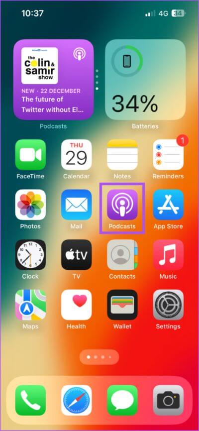 open-podcasts-app-iphone-473x1024-1 أفضل 7 إصلاحات لعدم عمل تطبيق Podcasts على iPhone