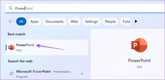 open-powerpoint-on-windows-pc-1 كيفية إضافة كلمة مرور إلى عرض تقديمي من Microsoft PowerPoint على Windows و Mac