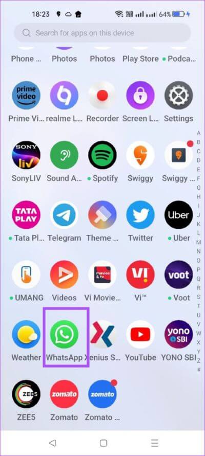 open-whatsapp-on-android-2-462x1024-2 كيفية تسجيل خروج الأجهزة المرتبطة من حساب WhatsApp