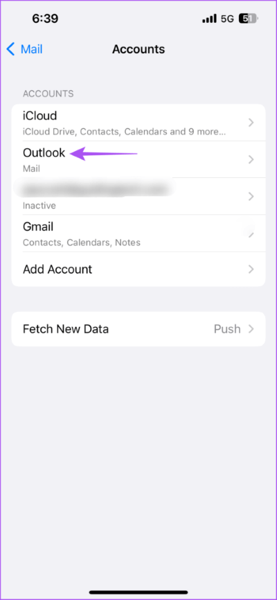 outlook-mail-settings-iphone-473x1024-1 أفضل 7 طرق لإصلاح عدم مزامنة تطبيق Mail مع Outlook على iPhone