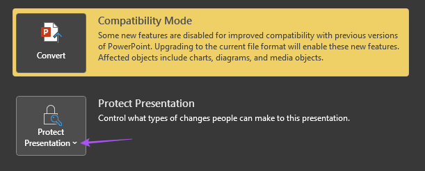 password-protection-powerpoint-windows كيفية إضافة كلمة مرور إلى عرض تقديمي من Microsoft PowerPoint على Windows و Mac
