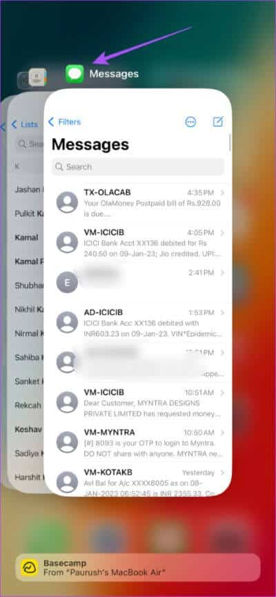 remove-messages-from-background-iphone-1-474x1024-1 أفضل 7 إصلاحات لعدم إرسال iMessage رسالة إلى جهة اتصال واحدة على iPhone