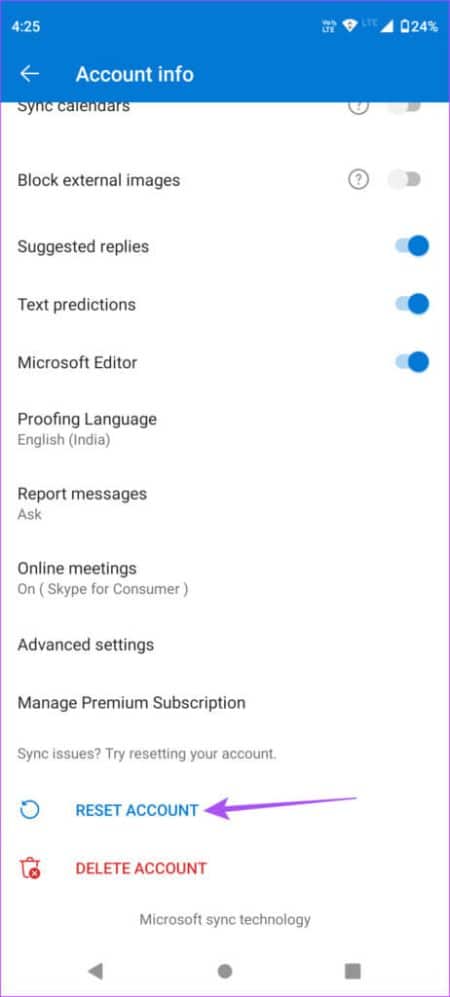 أفضل 9 إصلاحات لعدم مزامنة تطبيق Outlook على Android - %categories