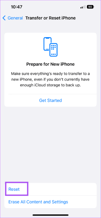 reset-iphone-general-settings-474x1024-1 أفضل 6 إصلاحات لـ "التعيين تلقائيًا" للتاريخ والوقت غير نشط وباللون الرمادي على iPhone