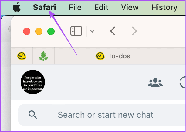 safari-settings-whatsapp-web- أفضل 8 إصلاحات للشاشة السوداء مع الصوت في Amazon Prime Video على Mac