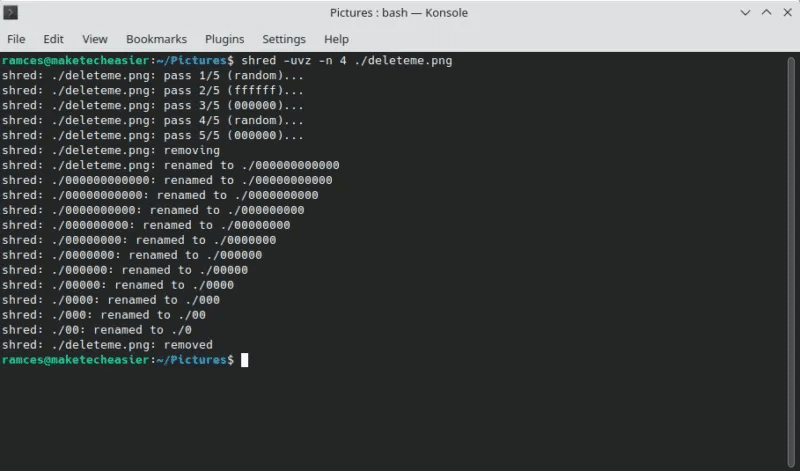 secure-delete-files-linux-04-shred-file-800x471.png 8 طرق لكيفية حذف الملفات بأمان في Linux