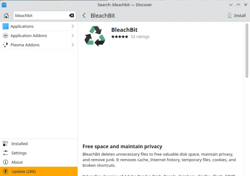 secure-delete-files-linux-13-bleachbit-store-page-800x564.png 8 طرق لكيفية حذف الملفات بأمان في Linux