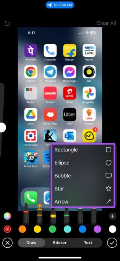 select-shape-telegram-edit-photo-mobile-473x1024-1 أفضل 4 نصائح لتحرير الصور في Telegram على Android و iPhone