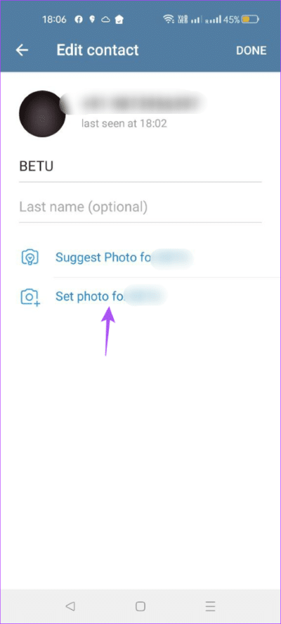 set-photo-for-contact-telegram-android-462x1024-1 كيفية تعيين صورة ملف تعريف مخصصة لجهات الاتصال على Telegram على سطح المكتب والجوال
