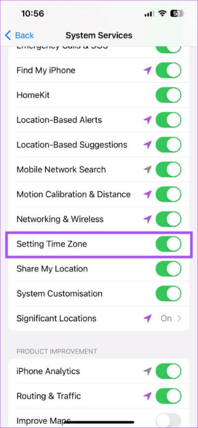 setting-time-zone-disable-settings-iphone-474x1024-1 أفضل 6 إصلاحات لـ "التعيين تلقائيًا" للتاريخ والوقت غير نشط وباللون الرمادي على iPhone