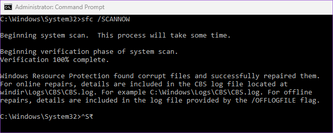 sfc-scan-complete-windows-11-1 أفضل 8 إصلاحات لعدم ظهور صورة الملف الشخصي في Outlook على Windows 11