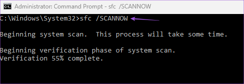 sfc-scannnow-windows-11-1 أفضل 8 إصلاحات لعدم ظهور صورة الملف الشخصي في Outlook على Windows 11