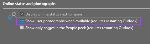 show-user-photographs-outlook-windows أفضل 8 إصلاحات لعدم ظهور صورة الملف الشخصي في Outlook على Windows 11