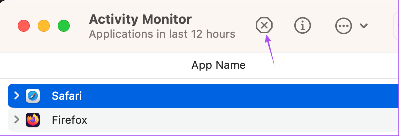 stop-app-activity-monitor-mac أفضل 6 إصلاحات لعدم عمل شاشة التوقف على Mac
