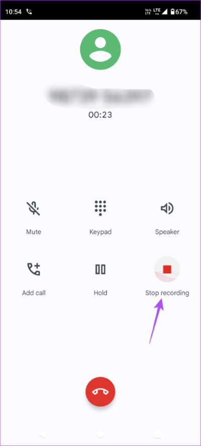 stop-recording-call-phone-app-android-462x1024-1 كيفية تسجيل وحذف تسجيلات المكالمات على Android