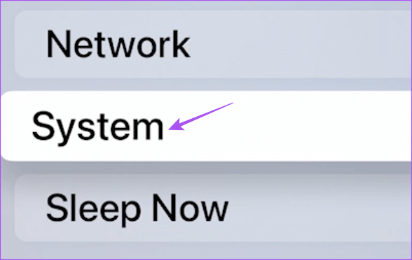 system-settings-apple-tv-4k-1 أفضل 6 إصلاحات لظهور الشاشة السوداء مع الصوت في Amazon Prime Video على Apple TV 4K