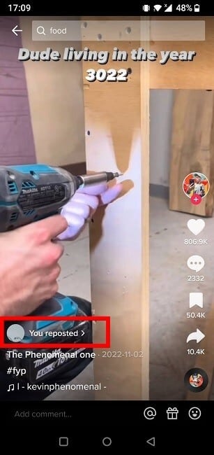 tiktok-repost-you-reposted كيفية إعادة النشر على TikTok لمشاركة مقاطع الفيديو
